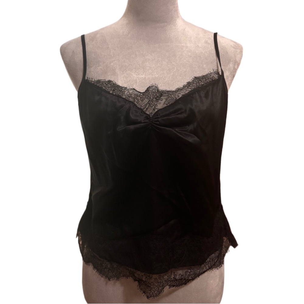 Saks Fifth Avenue Signature Black Camisole